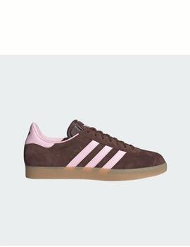 Zapatilla Adidas W Gazelle Marrón/Rosa/Gum