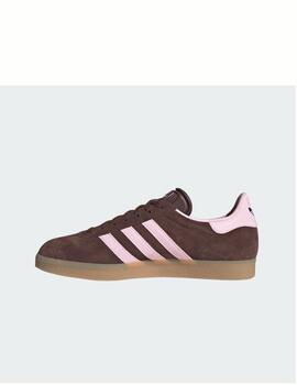 Zapatilla Adidas W Gazelle Marrón/Rosa/Gum