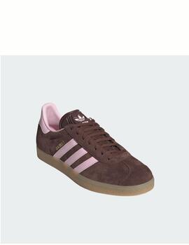 Zapatilla Adidas W Gazelle Marrón/Rosa/Gum
