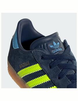 Zapatilla Adidas Gazelle CF EL Inf Marino/Fluor