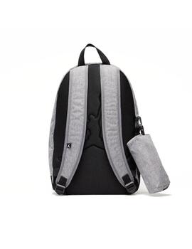 Mochila Jordan + Estuche School Gris