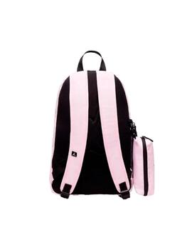 Mochila Jordan + Estuche School Rosa/Negro