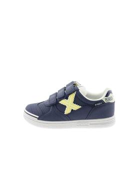 Zapatilla Munich G3 Kid VCO 344 Marino/Amarillo
