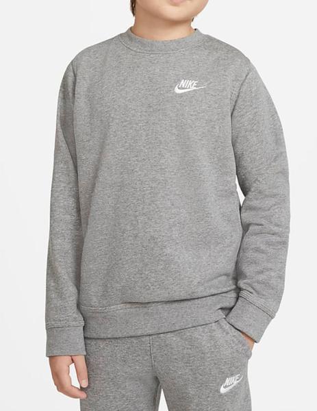 Franco Tormenta Precioso Sudadera Nike Niño Crew Club Gris