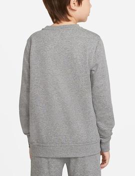 Sudadera Nike Niño Crew Club Gris
