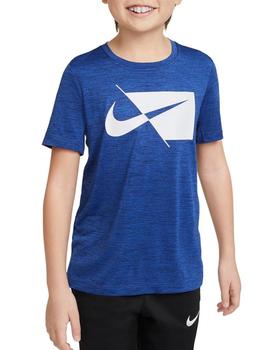 Camiseta Niño Nike Dry Azul