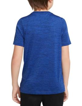 Camiseta Niño Nike Dry Azul