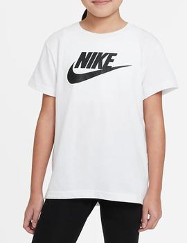 Camiseta Niña Nike Basic Futura Blanco