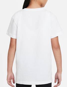 Camiseta Niña Nike Basic Futura Blanco