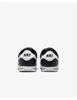 Zapatilla Nike GS Cortez Leather Negro/Blanco