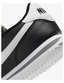 Zapatilla Nike GS Cortez Leather Negro/Blanco
