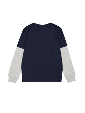 Camiseta Champion K Long Sleeve Marino para niño
