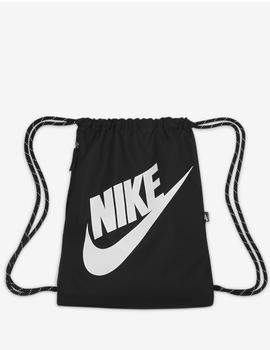 Gymsack Nike Heritage Drawstring Negro/Blanco