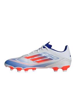 Bota Adidas F50 League MG Blanca/Azul