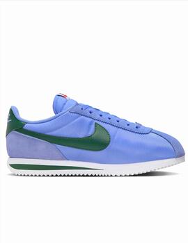 Zapatilla Nike W Cortez Nylon Azul/Verde