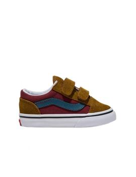 Zapatilla Vans TD Old Skool V Marrón/Multi