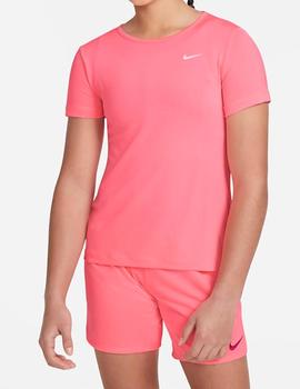 Camiseta Nike Np Ss Niña Rosa