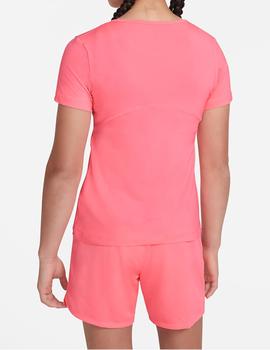 Camiseta Nike Np Ss Niña Rosa