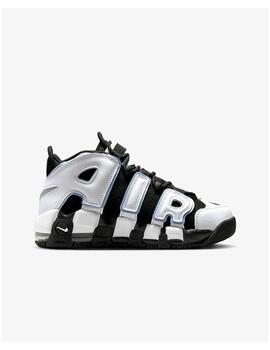 Zapatilla Nike GS Air More Uptempo Negro/Blanco