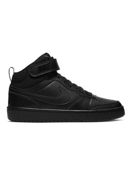 Zapatilla Nike GS Court Borough Mid2 Negro
