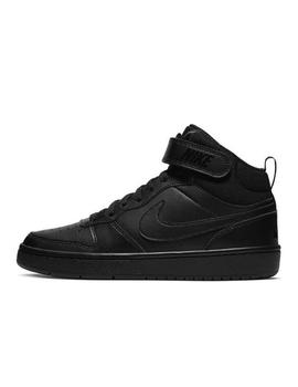 Zapatilla Nike GS Court Borough Mid2 Negro