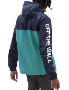 Vans Cortavientos WindBreaker para hombre Marino y Verde