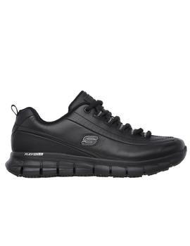Zapatilla Skechers Sure Track Mujer Negro