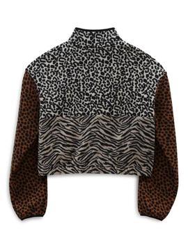 Sudadera Vans Polar Wild Patchwork de cuello alto