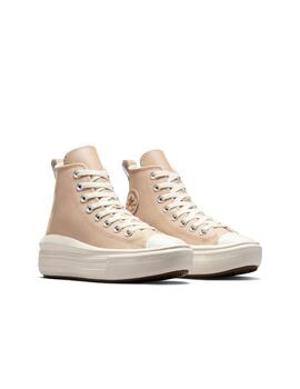 Zapatilla Converse GS Move Alta Piel Tostado/Egret