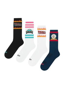Calcetín Jimmy Lion Back To The Future Pack 4