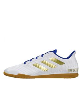 Bota Adidas Predator 19.4 IN Sala Blanco/Oro