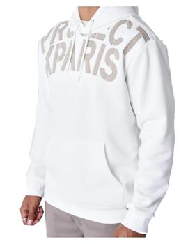 Sudadera Project X Paris Logo Grande Blanca/Beige