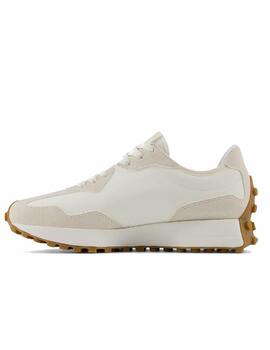 Zapatilla New Balance 327NKD Lea Blanco/Beige Mujer