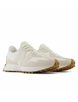 Zapatilla New Balance 327NKD Lea Blanco/Beige Mujer