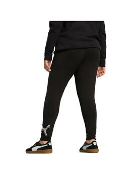 Malla Puma W ESS Metallic Negra