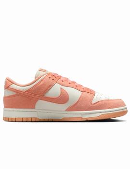 Zapatilla Nike W Dunk Low Blanco/Coral