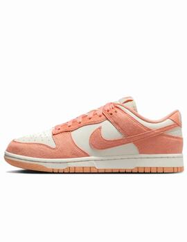 Zapatilla Nike W Dunk Low Blanco/Coral