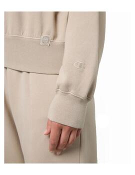 Sudadera Champion W Turtle Neck Beige