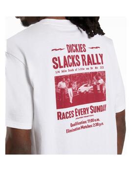 Camiseta Dickies MN Slacks Rally SS Blanco