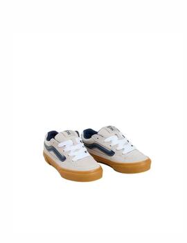 Zapatilla Vans YT Caldrone Gris y marino para niño