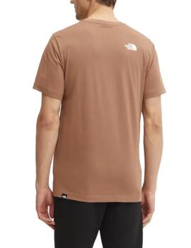 Camiseta TNF MN Simple Dome Marrón