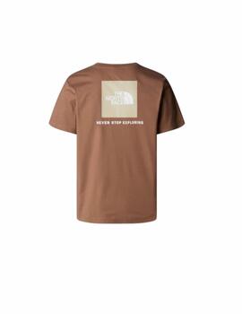 Camiseta TNF MN Box Nse Marrón