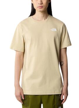 Camiseta TNF MN Box Nse Beige