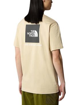 Camiseta TNF MN Box Nse Beige
