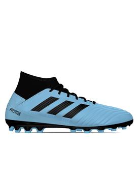 Botas Adidas Fútbol Predator 19.3 AG J para niño azul
