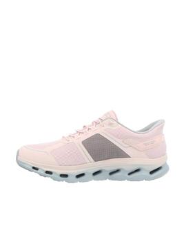 Zapatilla Skechers W Go Walk Glide Slip-ins LTPK