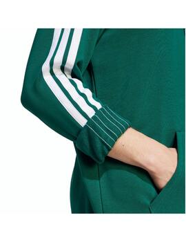 Sudadera Adidas M C Colleg Hood Verde/Blanco