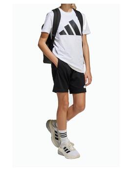 Conjunto Adidas J BL T-SET Blanco/Negro