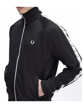 Chaqueta Fred Perry M Taped Track Negro