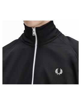 Chaqueta Fred Perry M Taped Track Negro